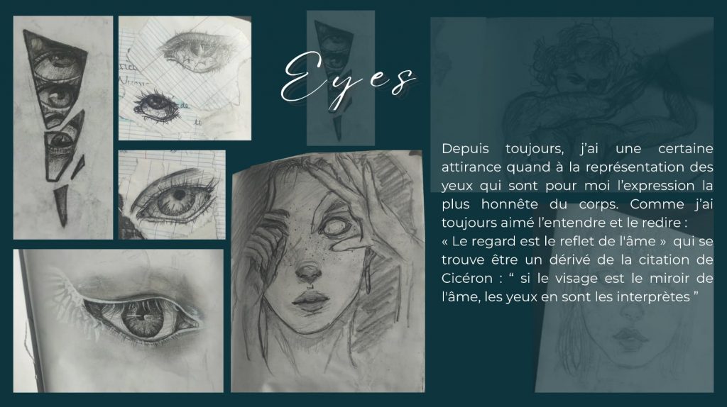 dessins sur les yeux