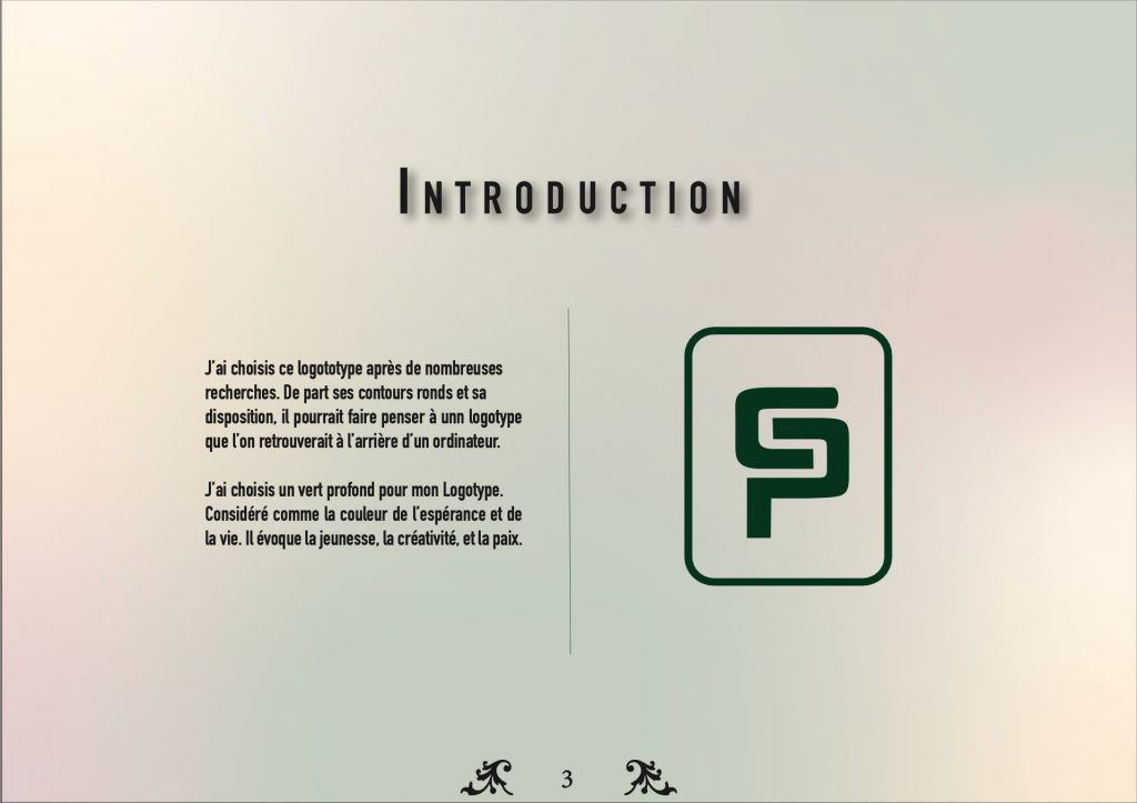 introduction de ma charte graphique